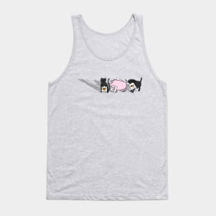 Cute Animals go to Art Club Tank Top